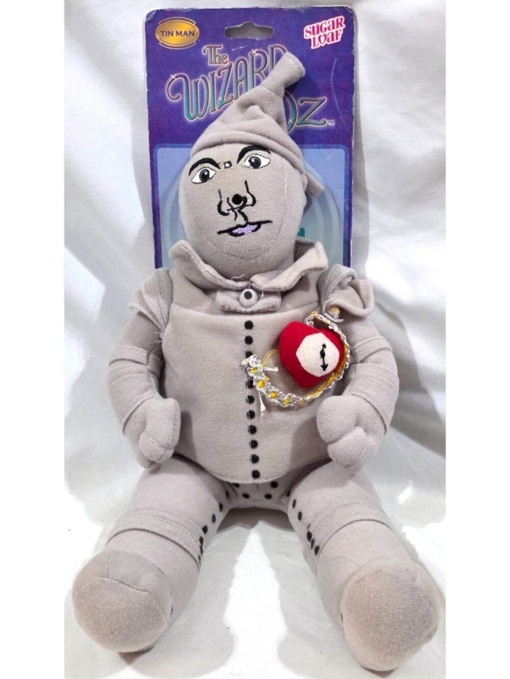 Wizard of Oz TIN MAN PLUSH Vintage Nanco Sugar Loaf stuffed animal toy doll 13"L